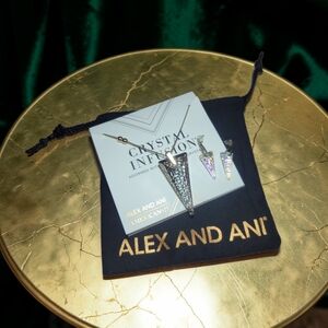 Alex and Ani x Swarovski Crystal Infusion Necklace | Includes Earrings